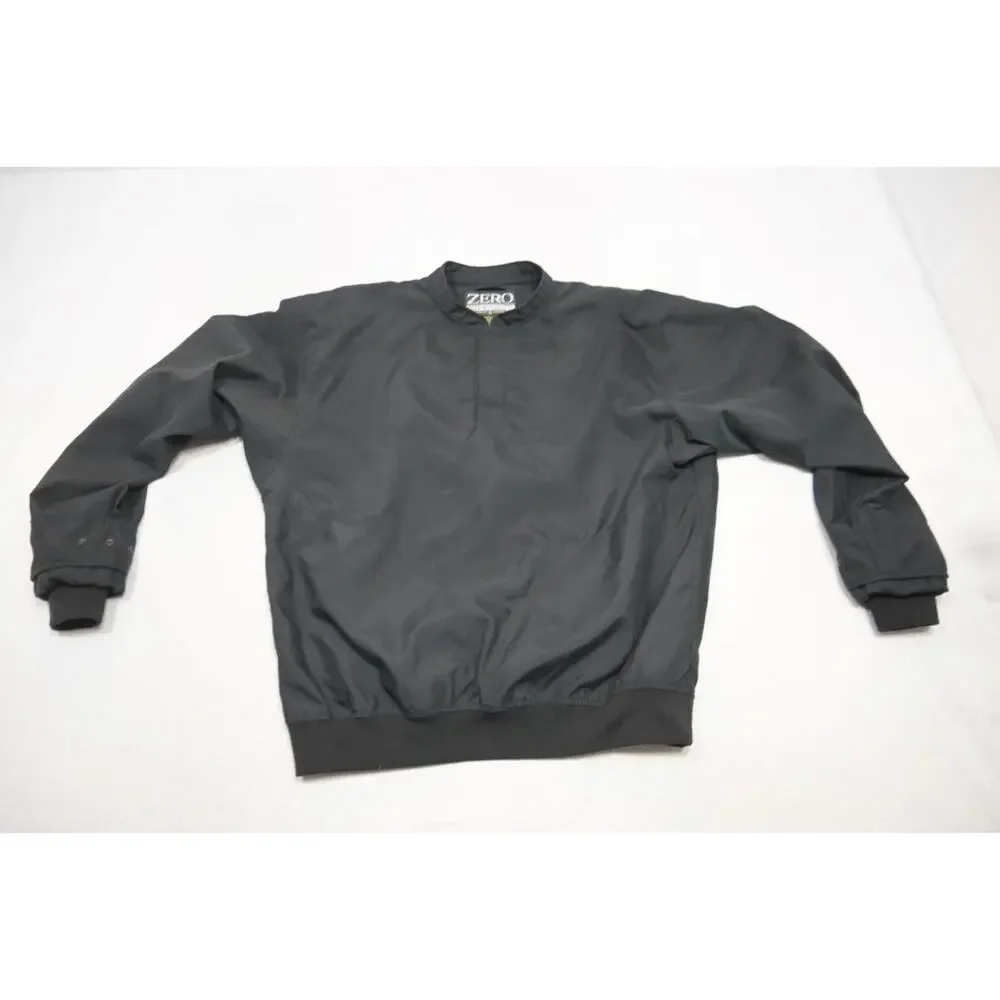 Zero Restriction Windbreaker Golf Jacket MADE IN USA Snap Neck Mens Sz Large‎ - Picture 5 of 13